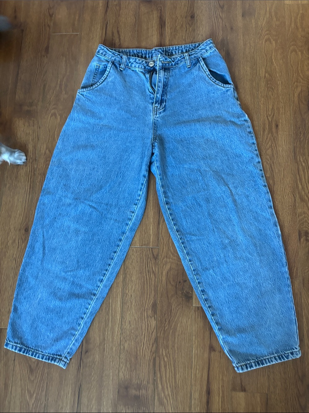 Woman’s Relaxed Fit Blue Denim Jeans